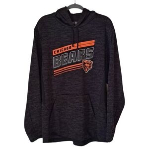 NFL Chicago Bears Black and Orange Hoodie